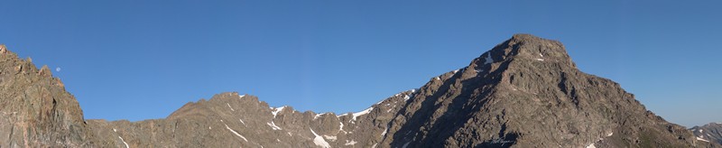 Moon and Holy Cross Ridge