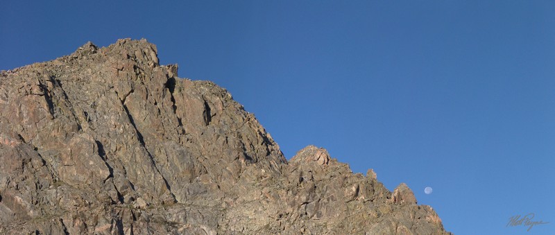 Moon and Holy Cross Ridge