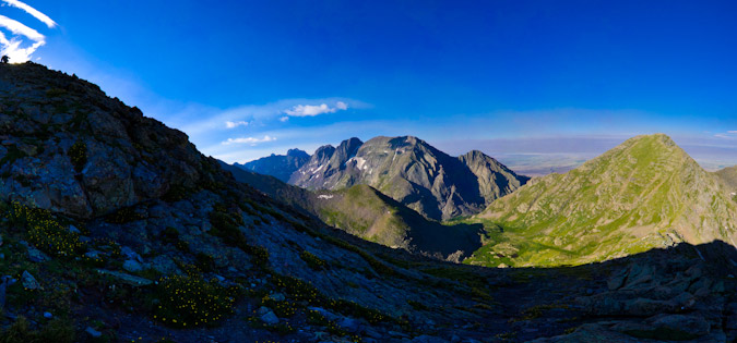 Ethan Ascends Mount Adams Panoramic