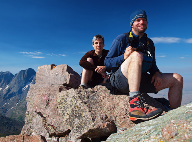 The summit of Mount Adams