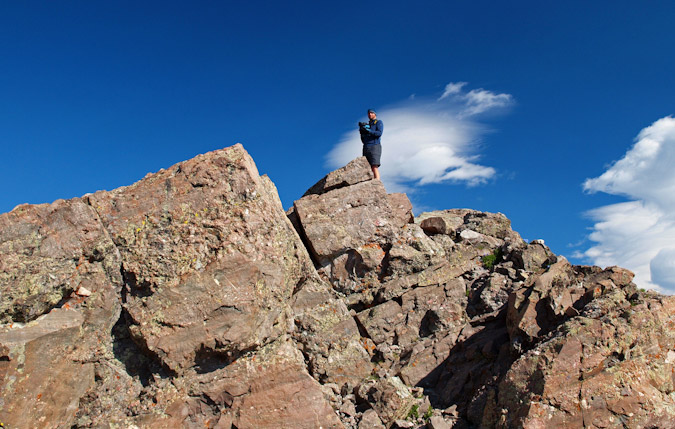 Matt Payne on Mount Adams