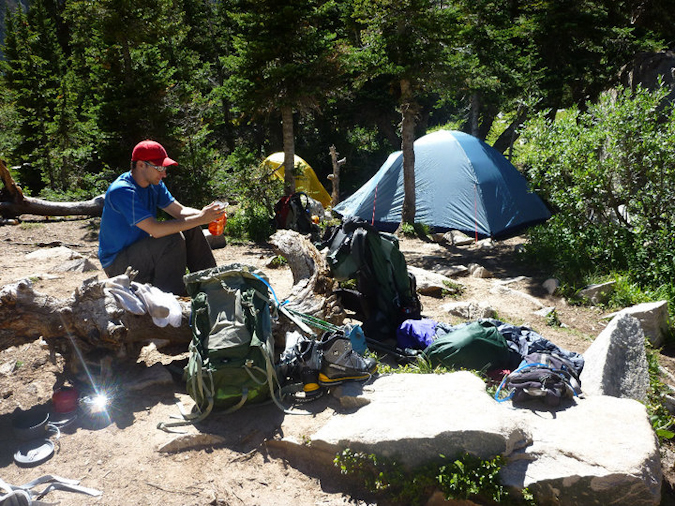 Capitol Peak camp