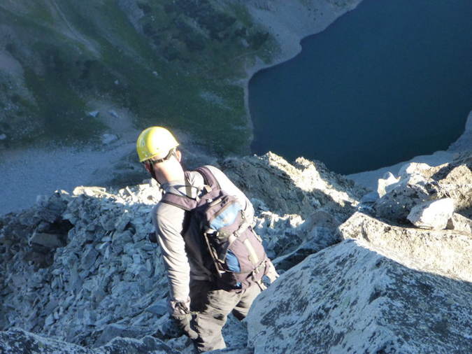 Climbing down K2