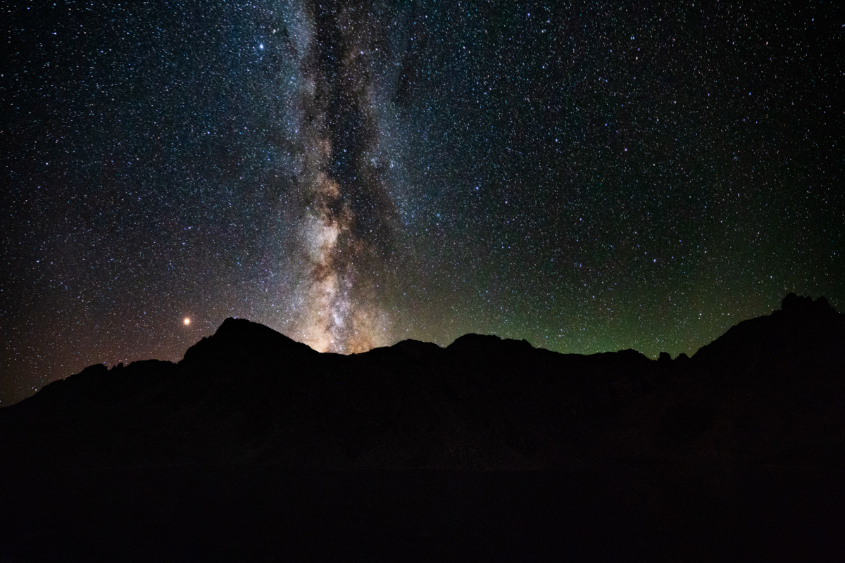 Milky Way over Cathedral Lake