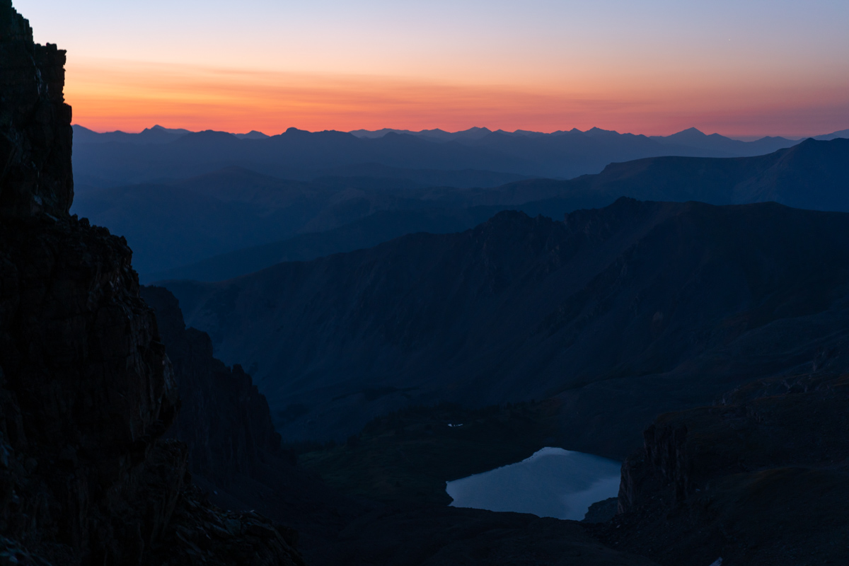 Cathedral Lake sunrise