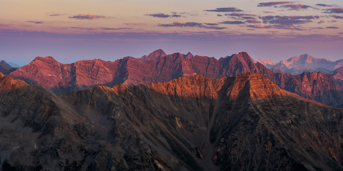 Elk Mountains sunrise