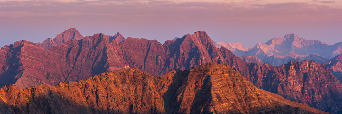 Elk Mountains 14ers at Sunrise