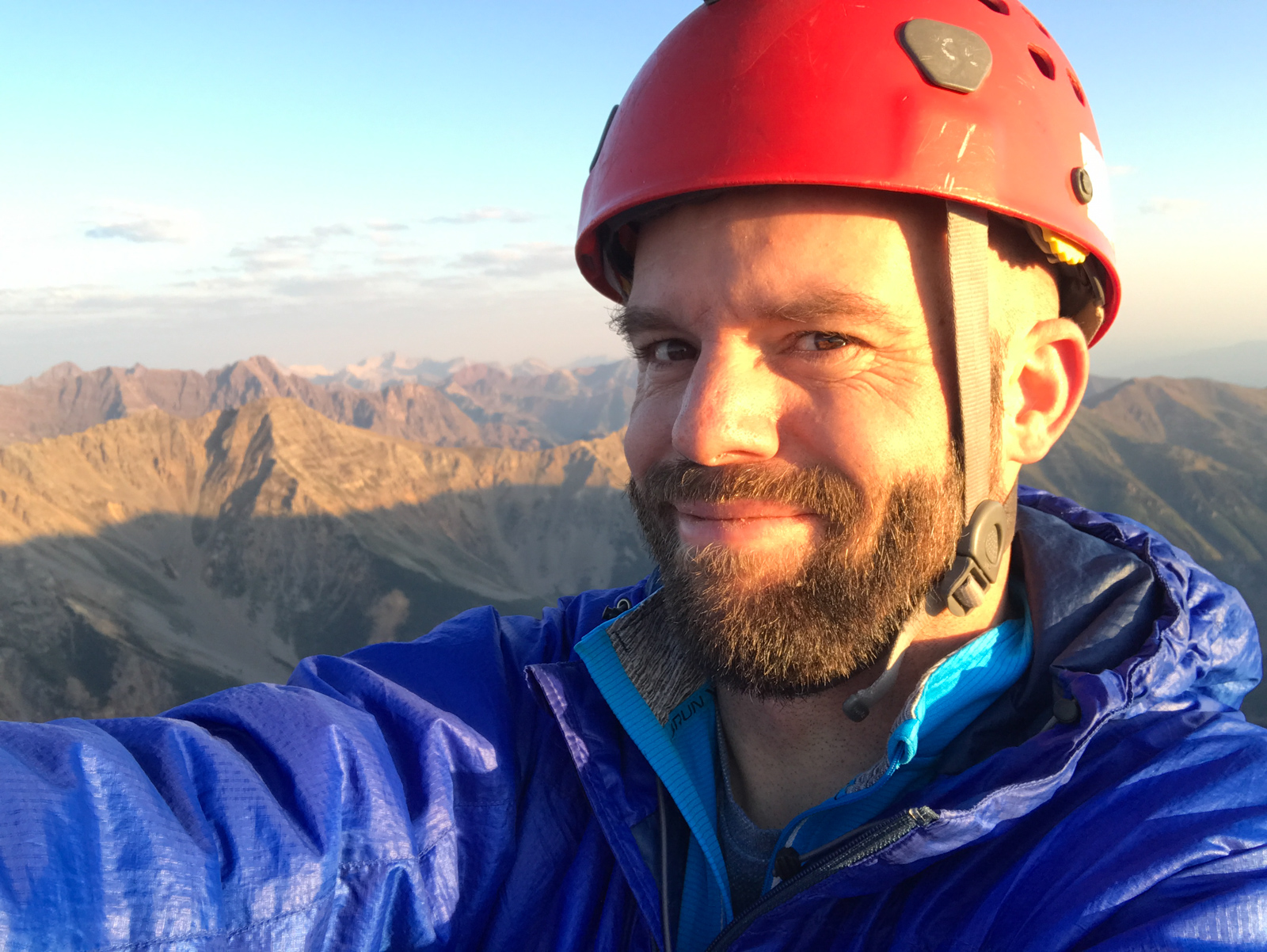 Cathedral Peak selfie