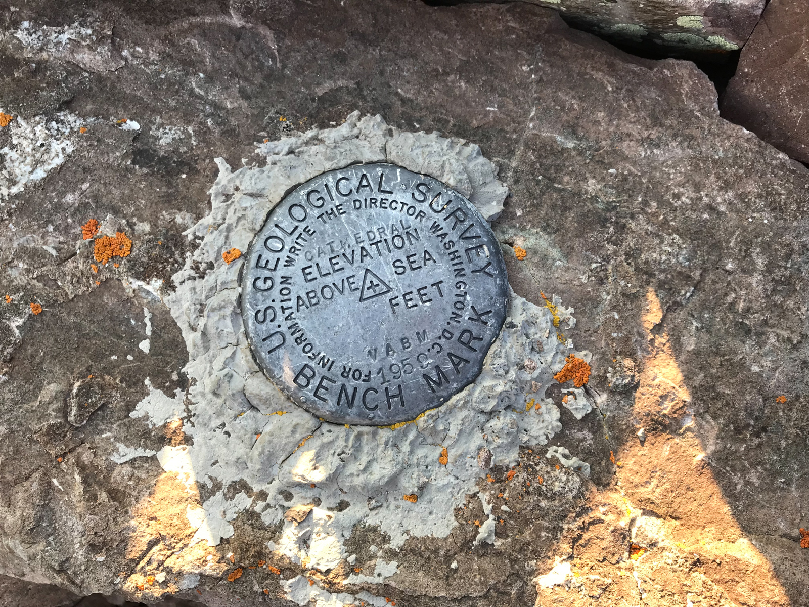 Cathedral Peak Summit Marker