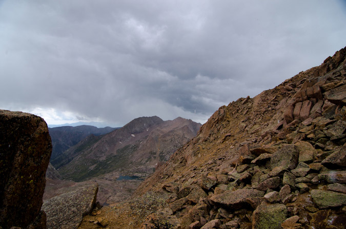 Graupel on Sunlight Peak