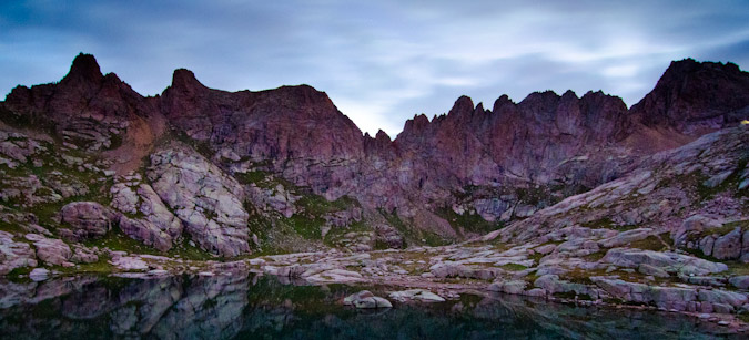 Twin Lakes in the morning