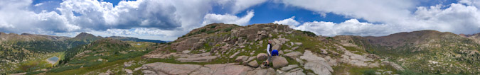 Silver Mesa 360 Panoramic views of Lake Marie and Florida Mountain