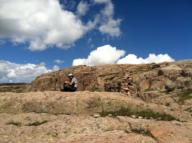 Matt Payne on Silver Mesa