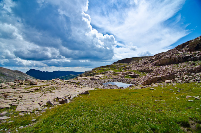 Pools below Silver Mesa