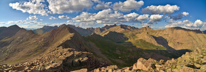 Panoramic from Bullion Mountain