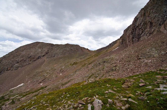 Looking back at Trimble Pass