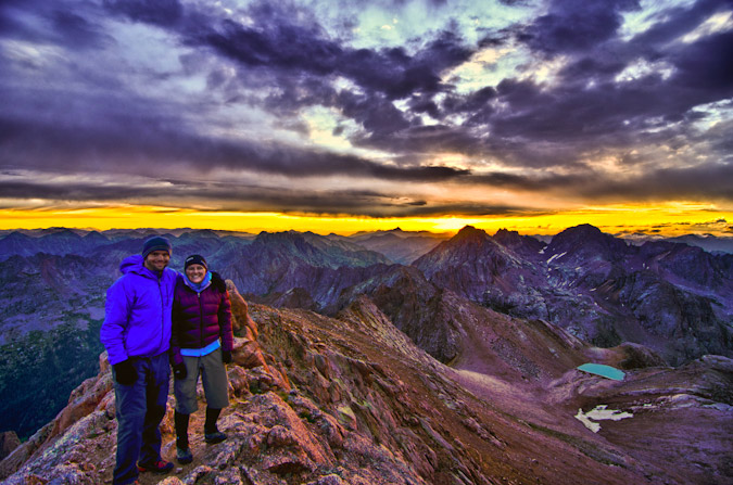 Matt and Sarah on North Eolus