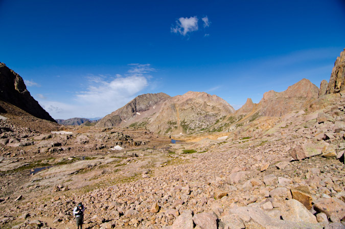 Sunlight Peak trail