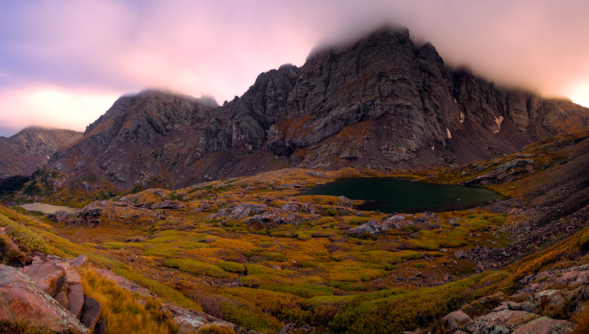 Crestone Needle and Upper Colony Lake