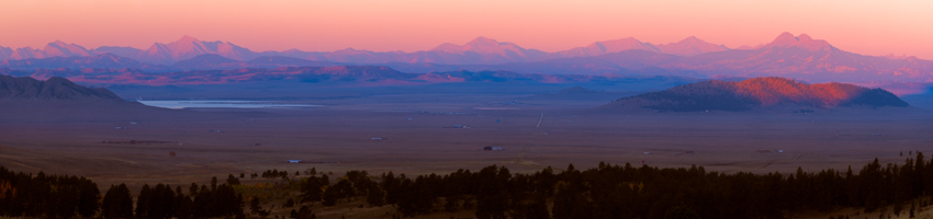 Wilkerson Pass Sunrise Panorama