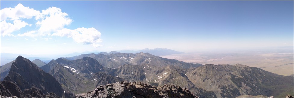 Crestone Peak Summit Pano