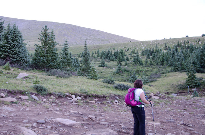 Regina and the slopes of Culebra Peak