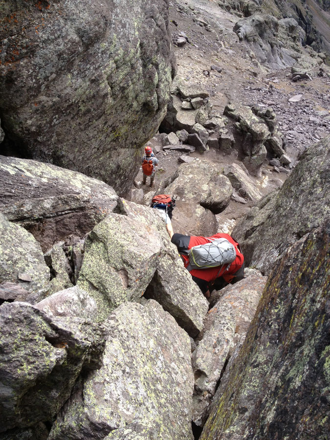 Dallas Peak 1st Crux