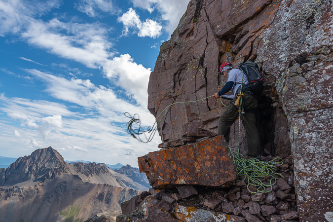 Mountaineer toss