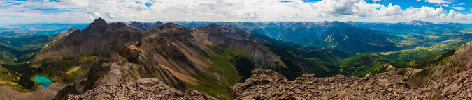 Dallas Peak summit panorama