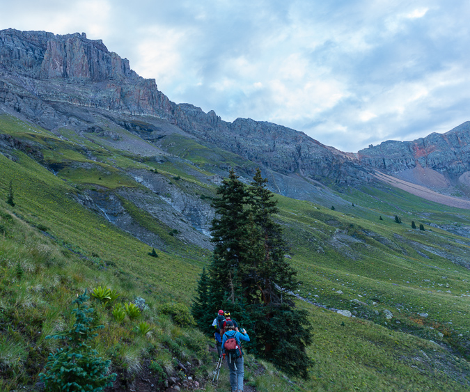 Wrapping around Dallas Peak