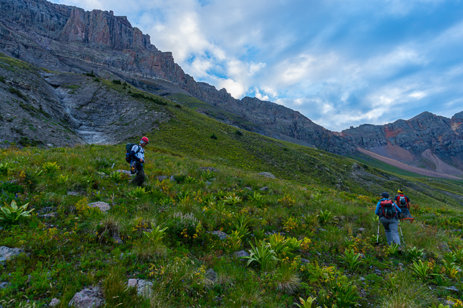 Dallas Peak grassy slopes