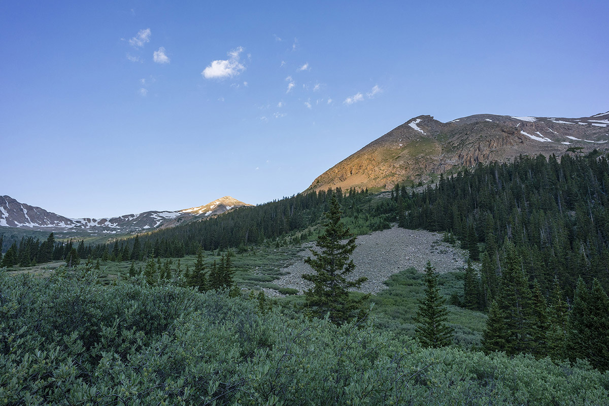 French Mountain and Casco Peak appear