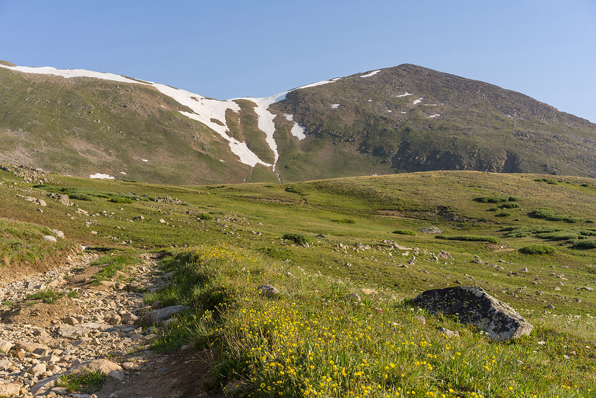 Hiking the road to Iron Mike Mine