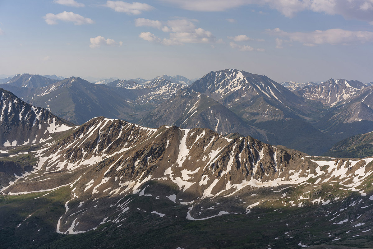 La Plata Peak from French Mountain