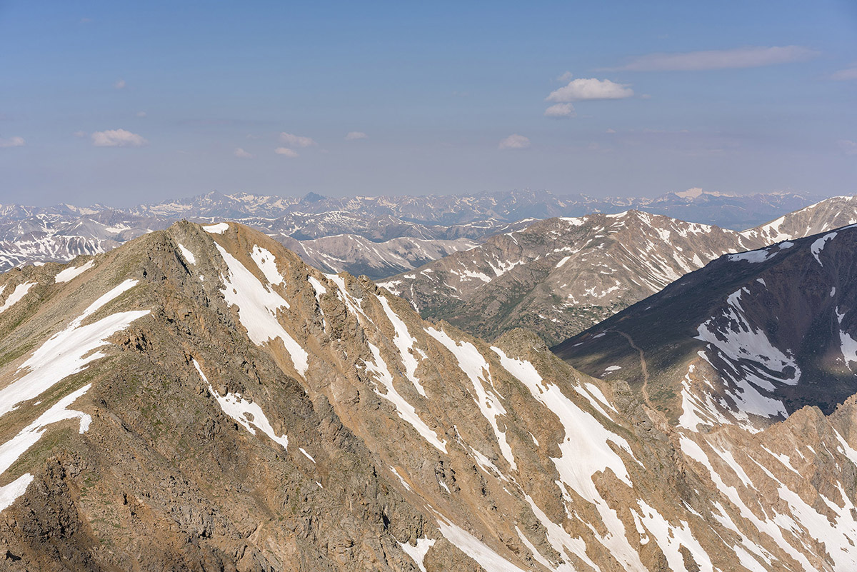 Frasco Benchmark and the Elk Mountains beyond