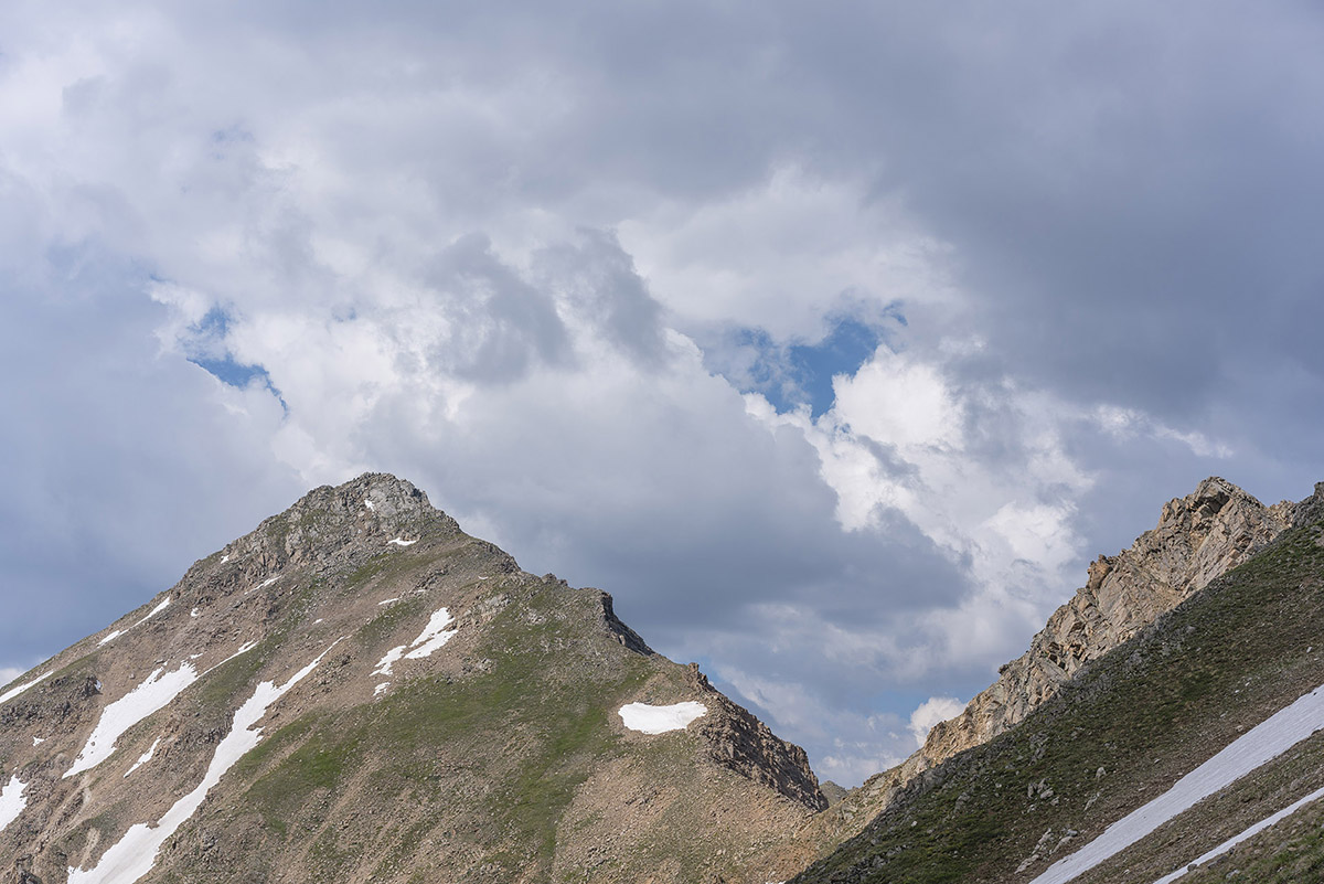 Casco Peak and incoming storms