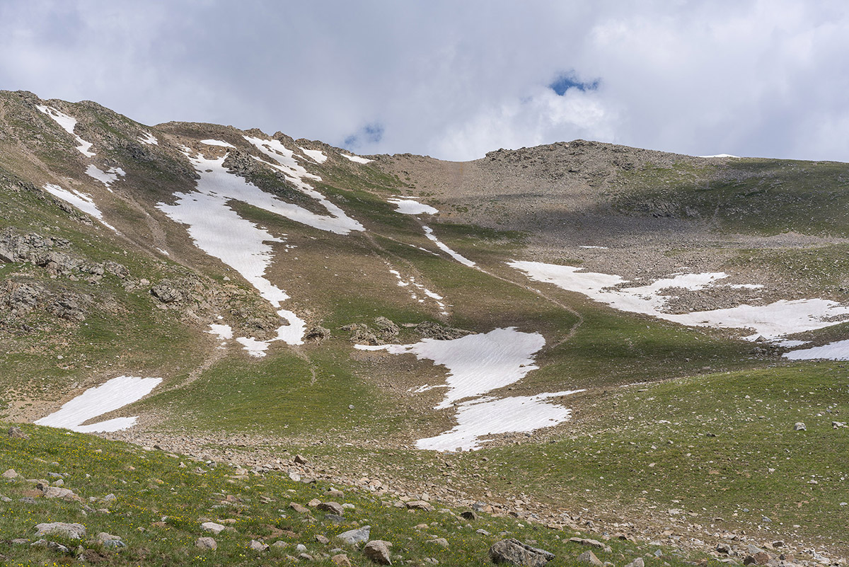 The way down from Frasco