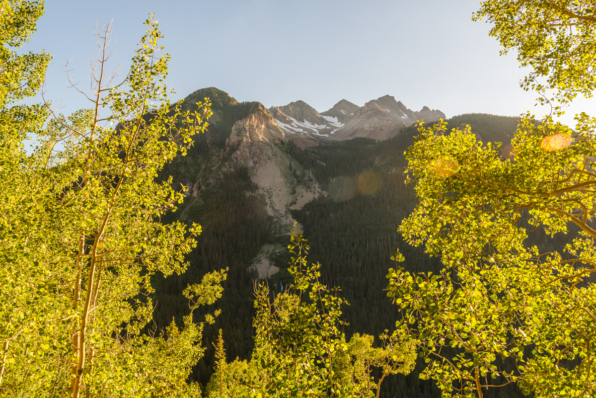 Wilson Peak from Sunshine Mesa