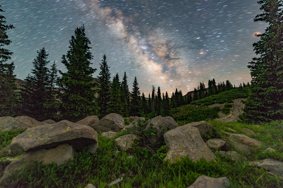 The Milky Way from camp