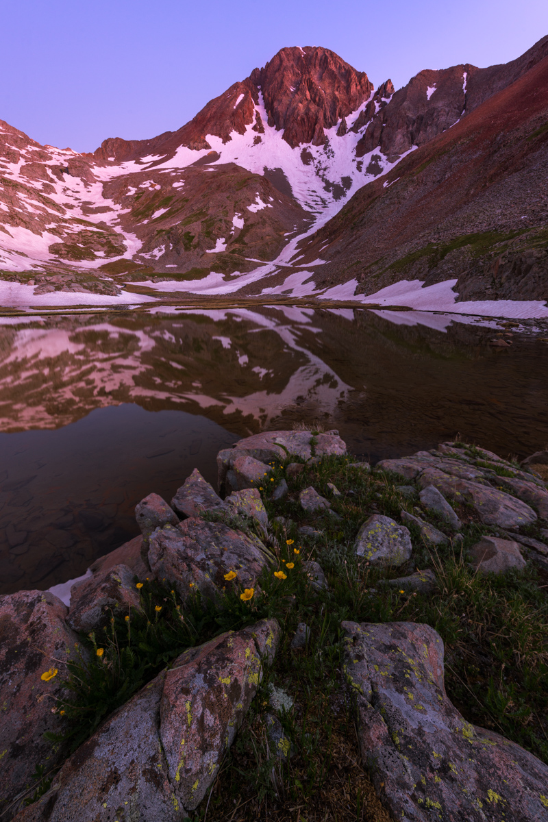 Wilson Peak at sunrise