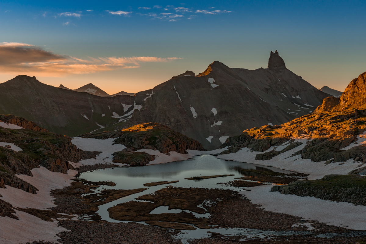 Lizard Head Peak sunrise