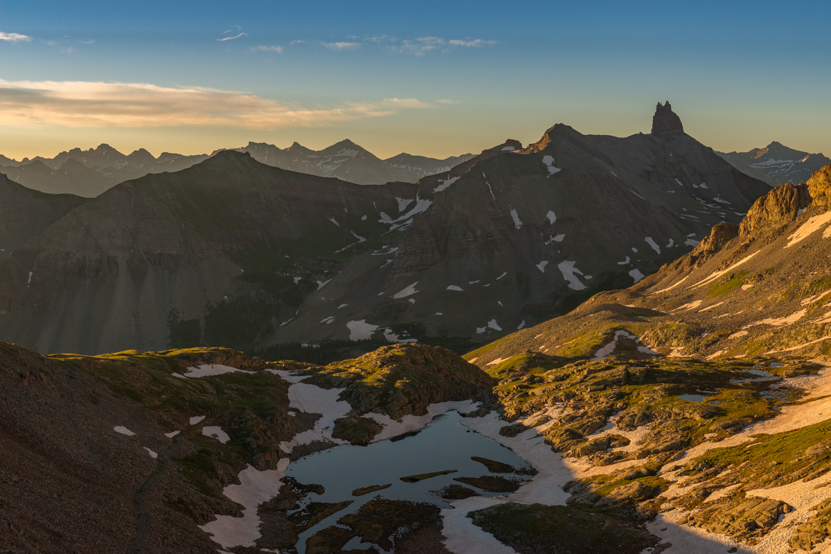 Lizard Head Peak at sunrise