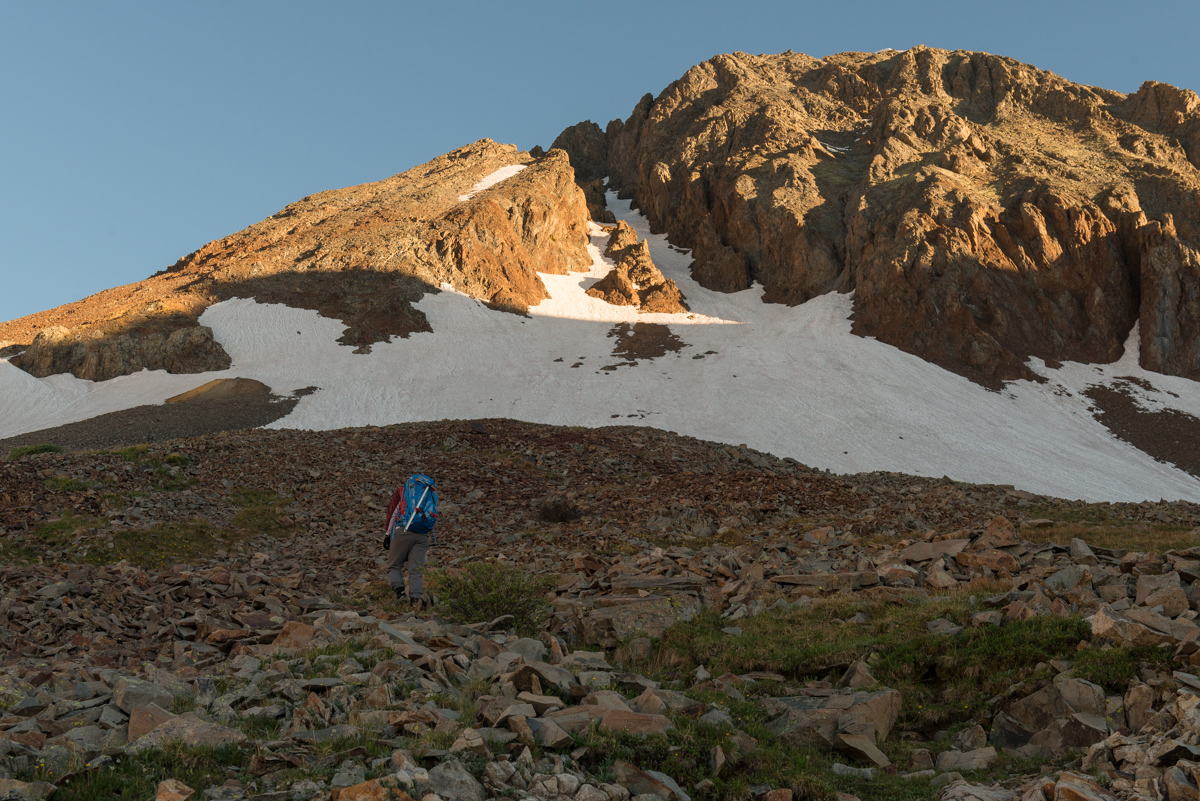 Wilson Peak from Bilk Basin