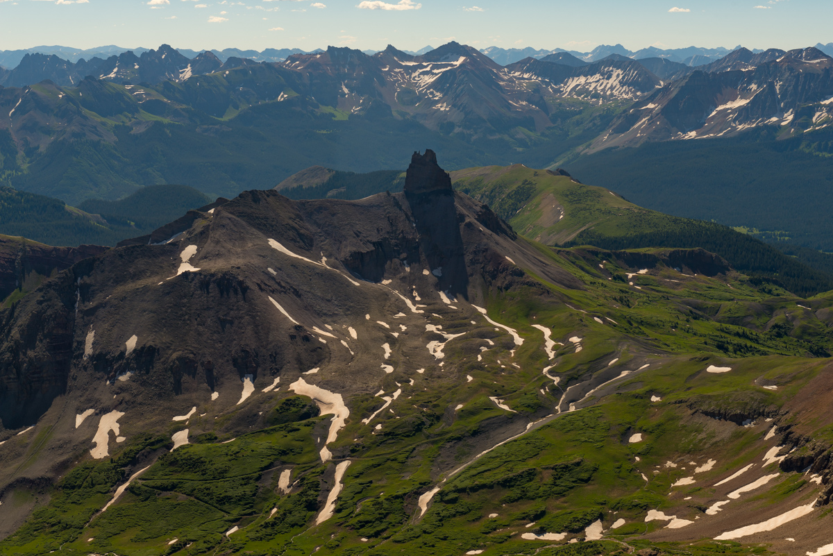 Lizard Head Peak from Gladstone Peak