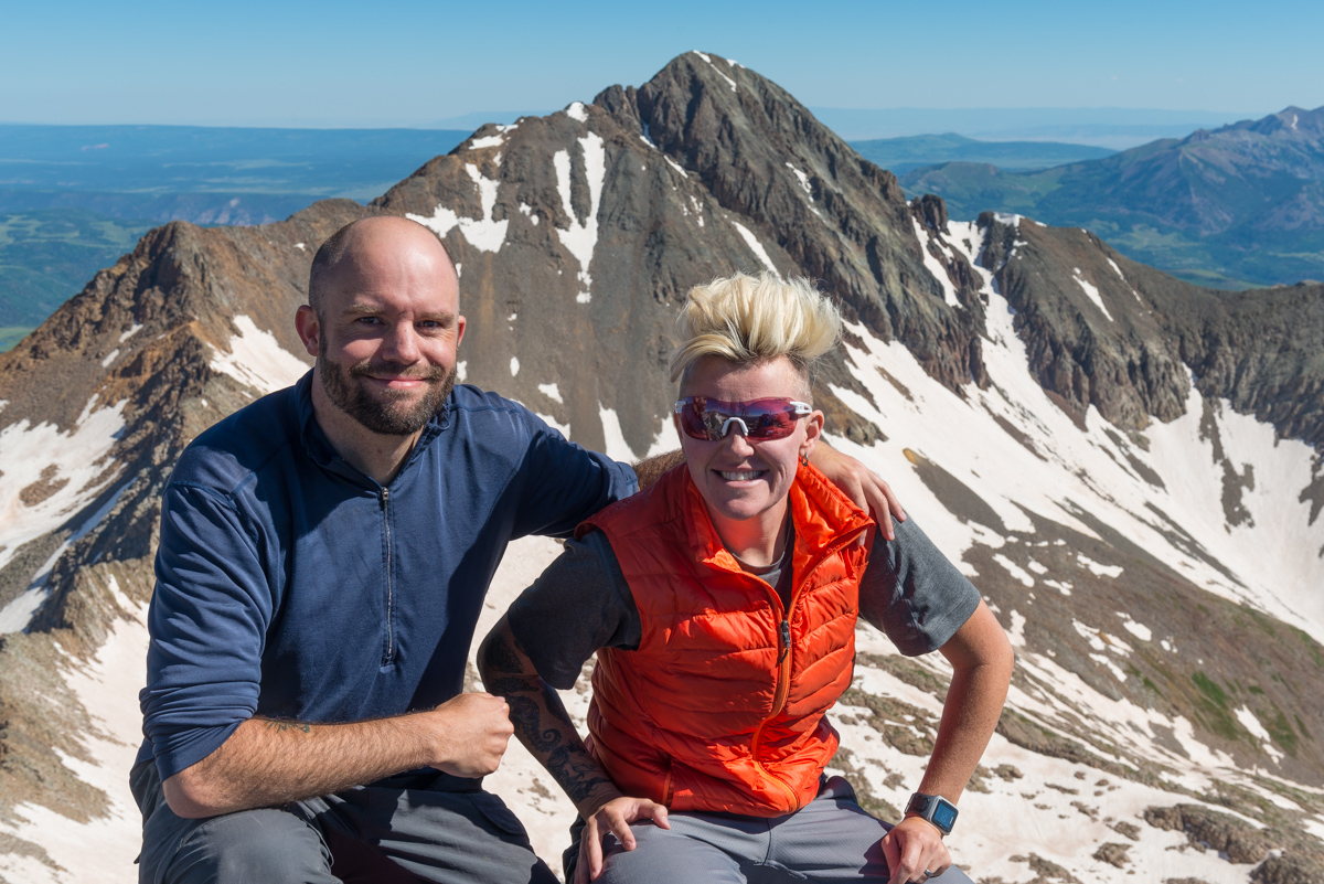 Gladstone Peak with Wilson Peak in background