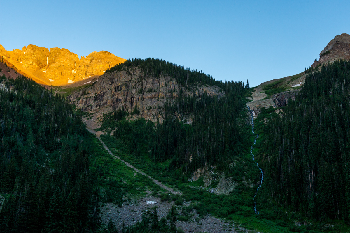 Alpenglow in Bilk Basin