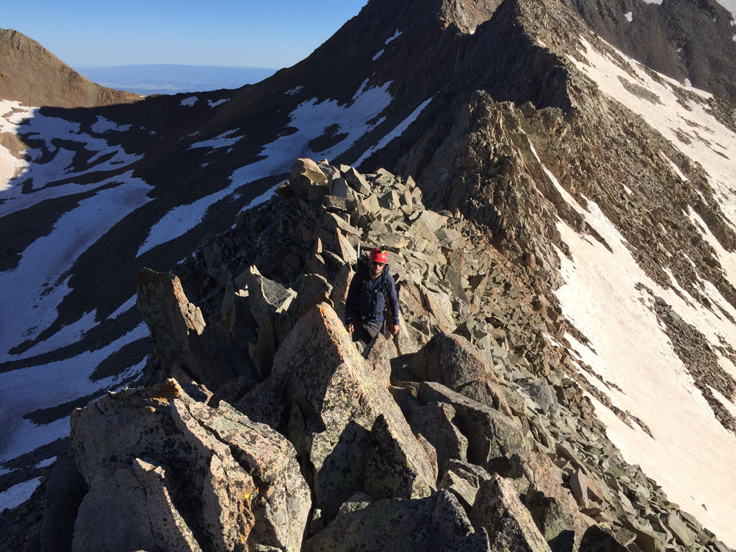 Gladstone Peak saddle