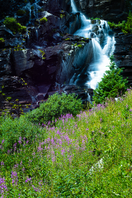 Ice Lake Basin Waterfall