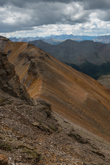 Vermillion Peak trail