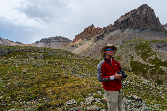 Ryan Fonkert in Ice Lake Basin